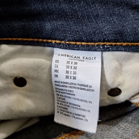 American Eagle Outfitter Jeans 30x30 - Picture 5 of 7
